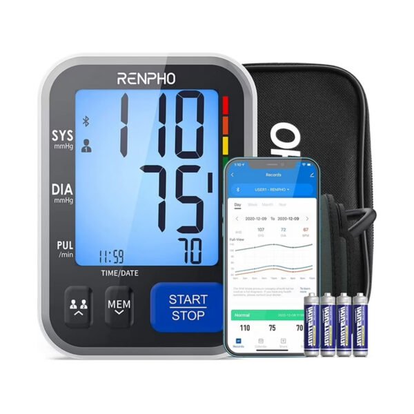 RENPHO Bluetooth Upper Arm Blood Pressure Monitor